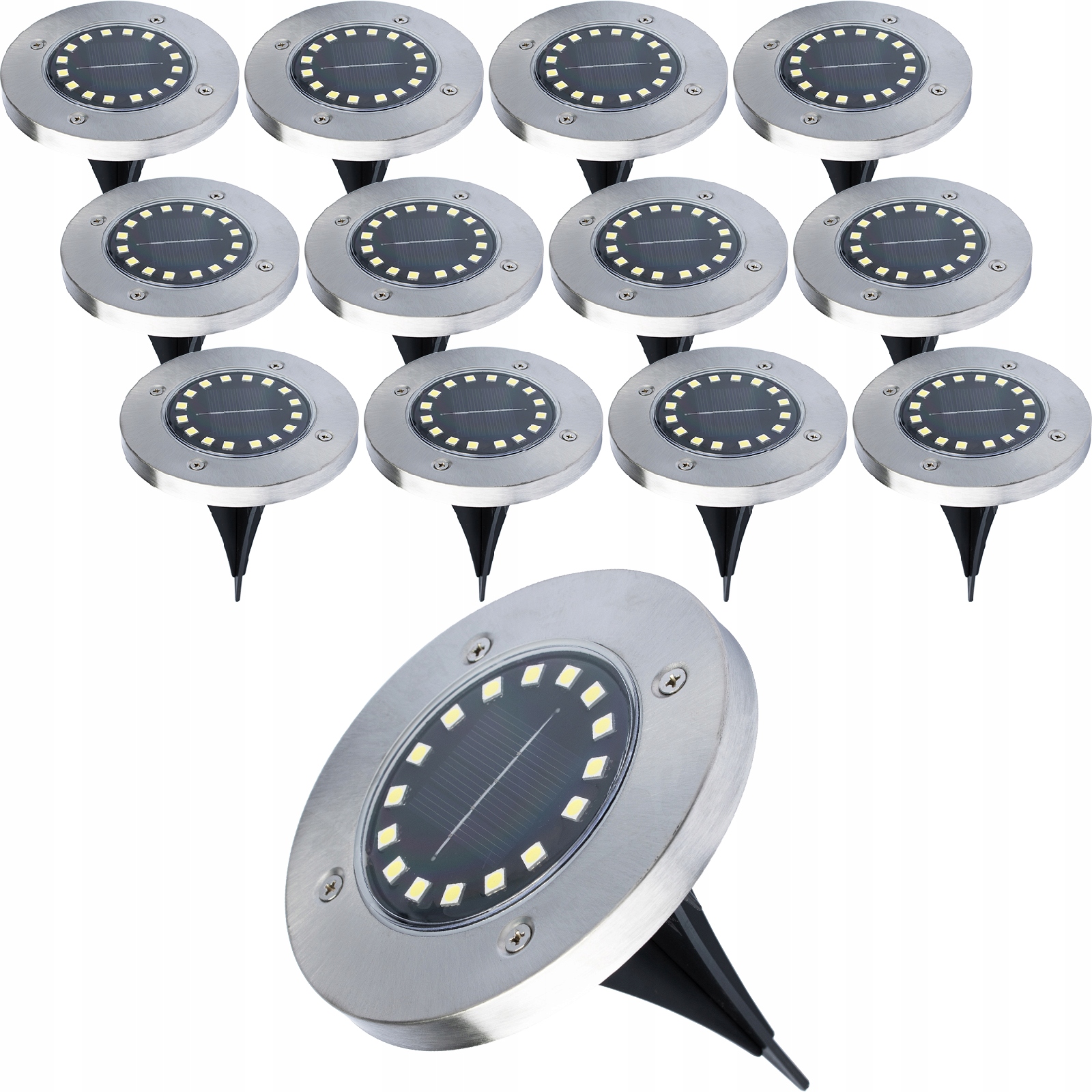 

12x Lampka Ogrodowa Led Solarna Dogruntowa Wbijana