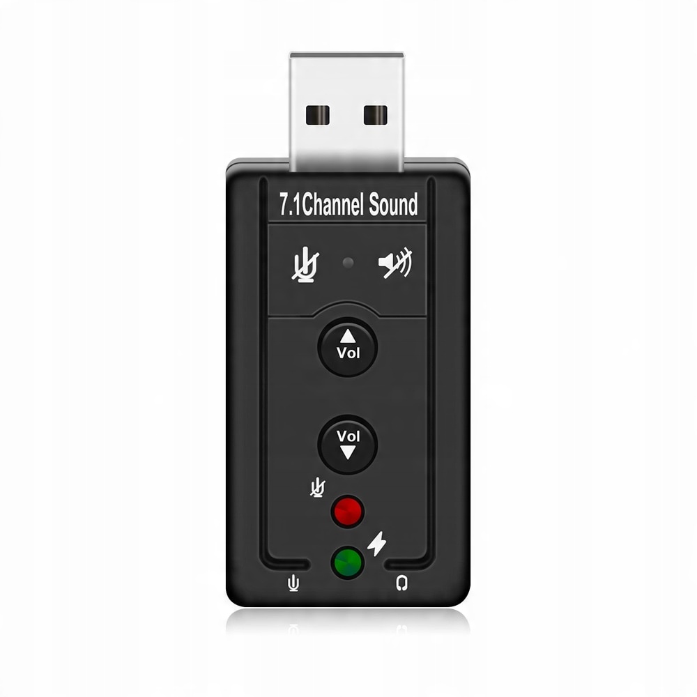 

Adapter Usb Jack Mikrofon Głośniki Słuchawki 7.1