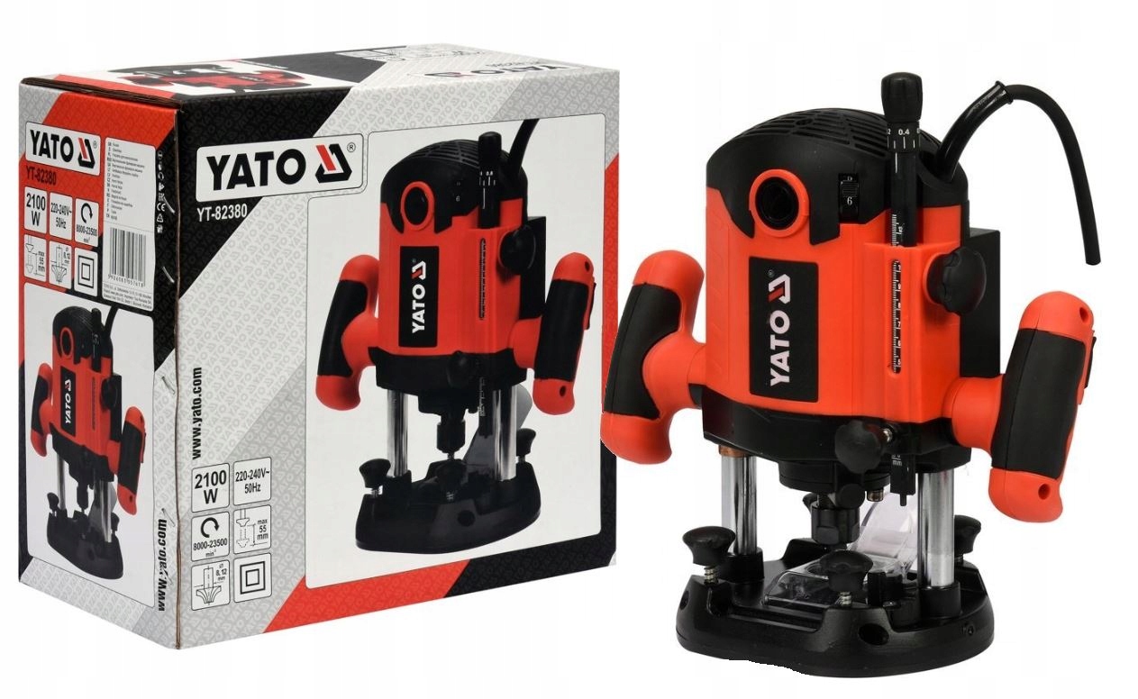 Frezarka Górnowrzecionowa 2100W IP20 8/12 mm Yato YT-82380
