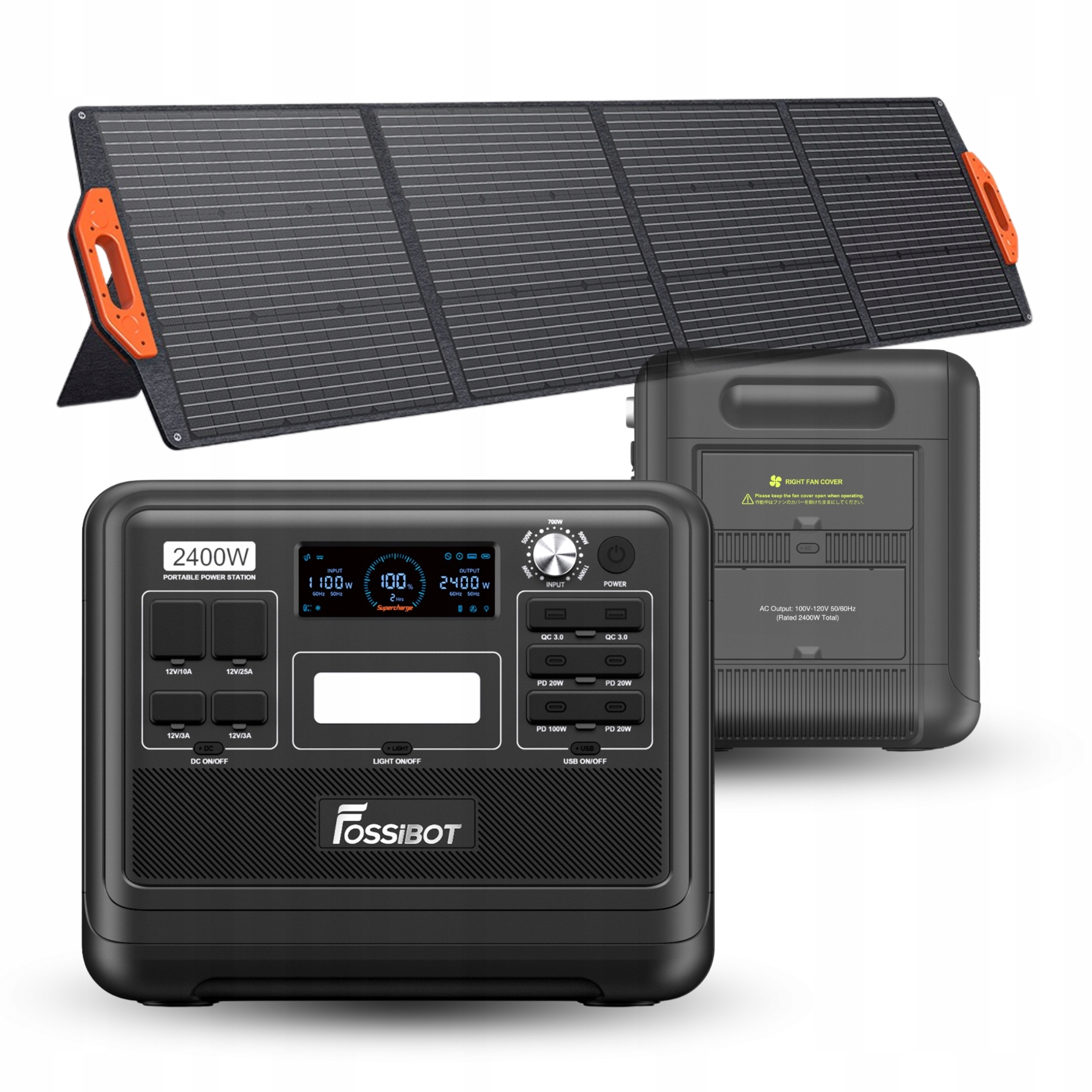 Sada Fossibot F2400 Panel 200W