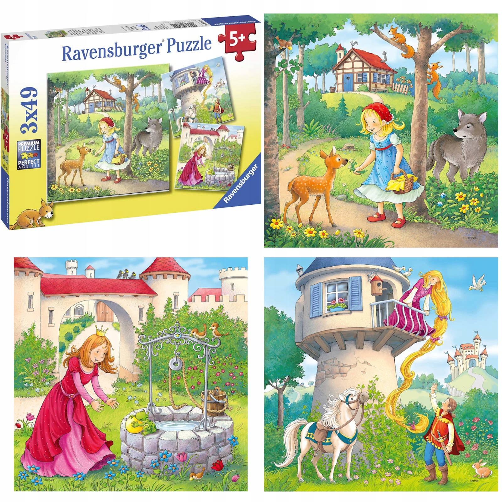 

Ravensburger Puzzle Dla Dzieci Układanka 3X49 Elem