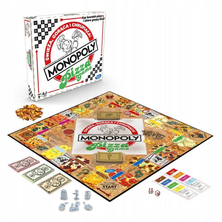 Gra planszowa Gra Monopoly Pizza Planszowa Ekonomiczna Hasbro