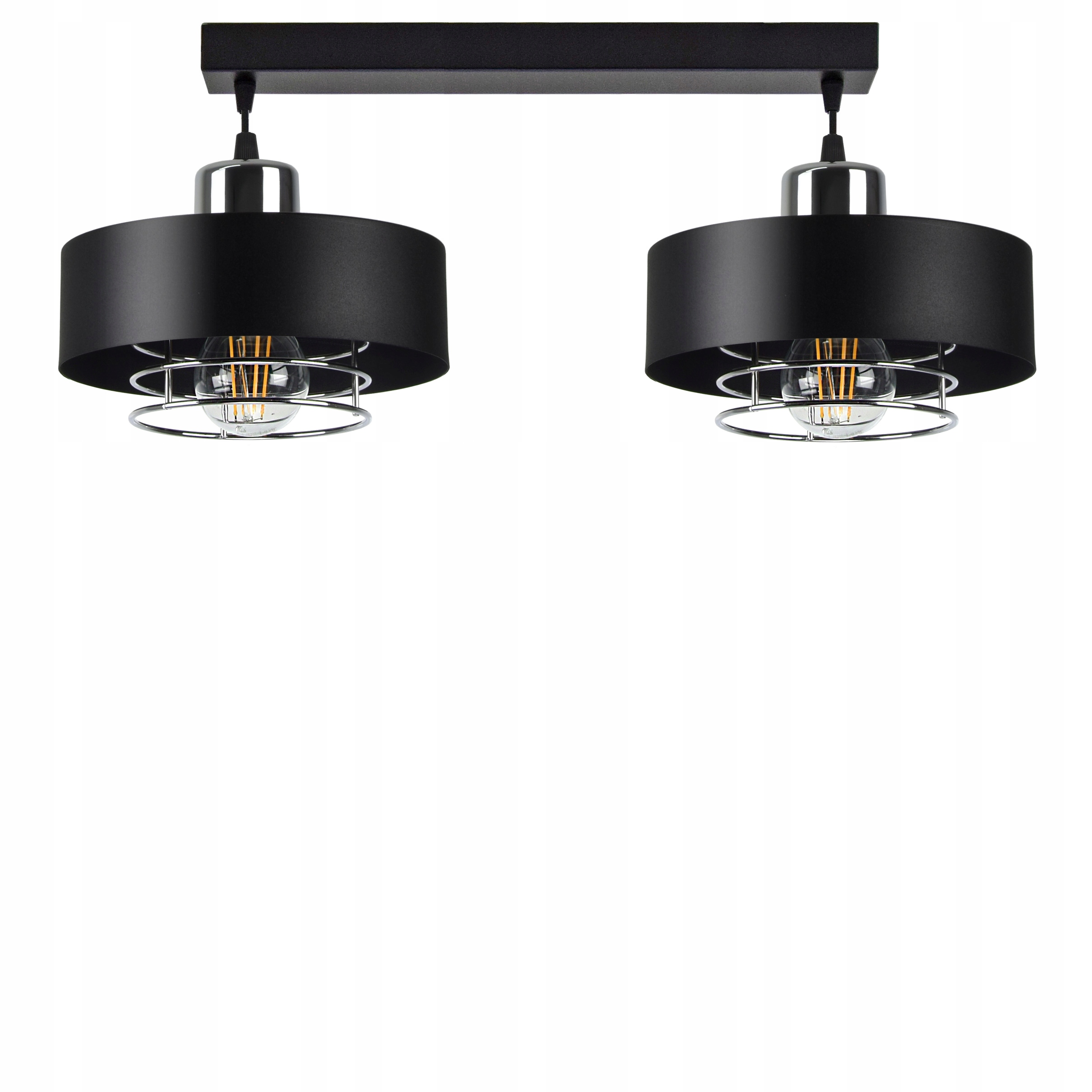 Lampa Żyrandol Led Sufitowa Wisząca VIGO II Chrom Zasilanie sieciowe