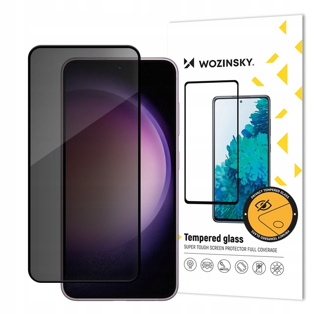 Szkło hartowane prywatyzujące na Samsung Galaxy S24 z filtrem anti-spy Priv