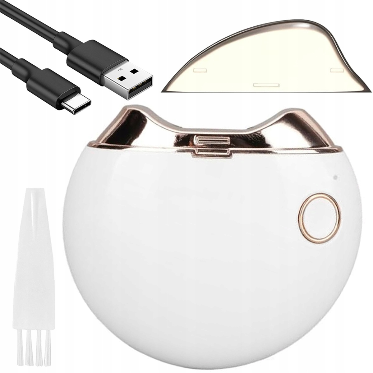 Elektrický kleštičky na nehty 500 mAh s nízkou hlučností 45 dB, bílé