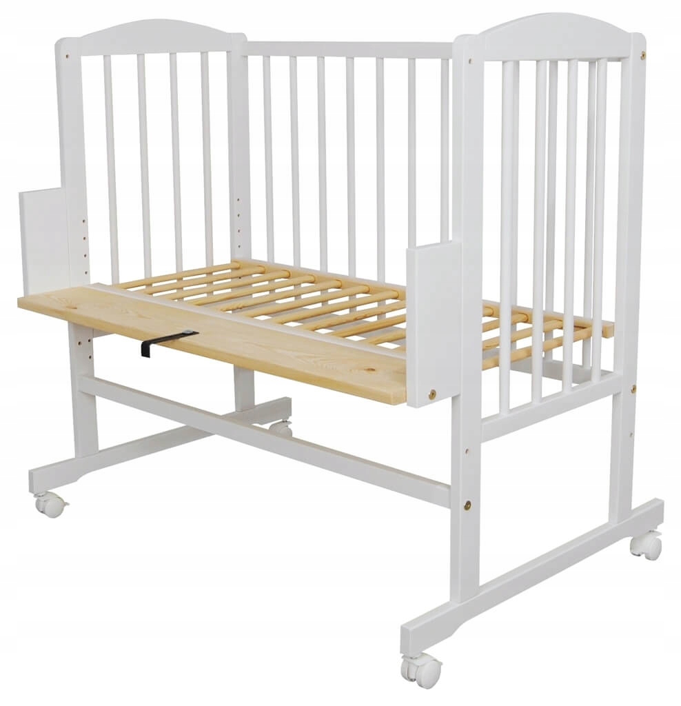 5w1 Łóżeczko dostawne Filip 3 sofa, kółka, kołyska Kolor biały