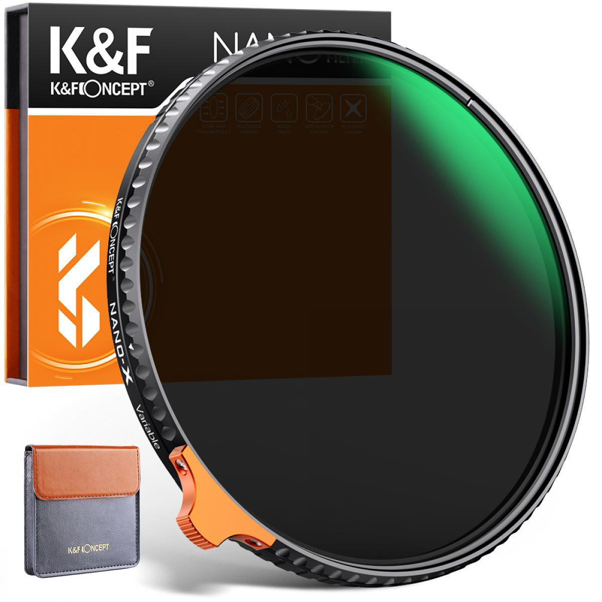 фільтр KF szary 58 мм REGULOWANY ND2-ND400 Fader PRO