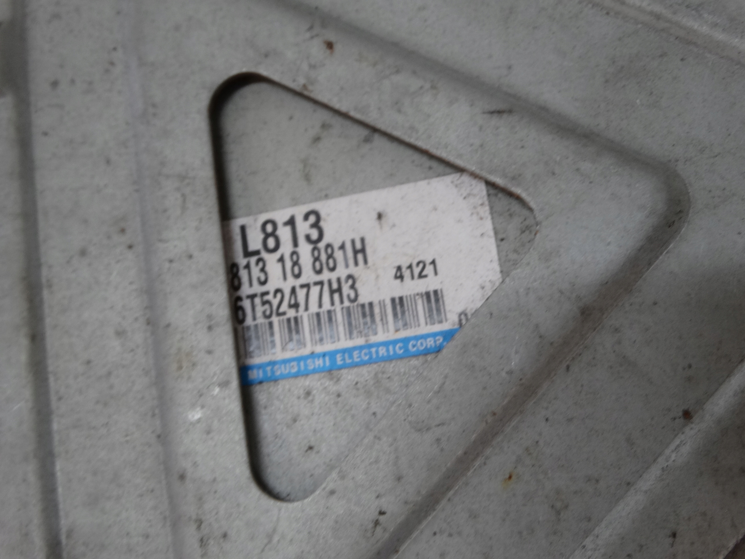 control unit computer of the engine MAZDA 6 02r. L81318881H