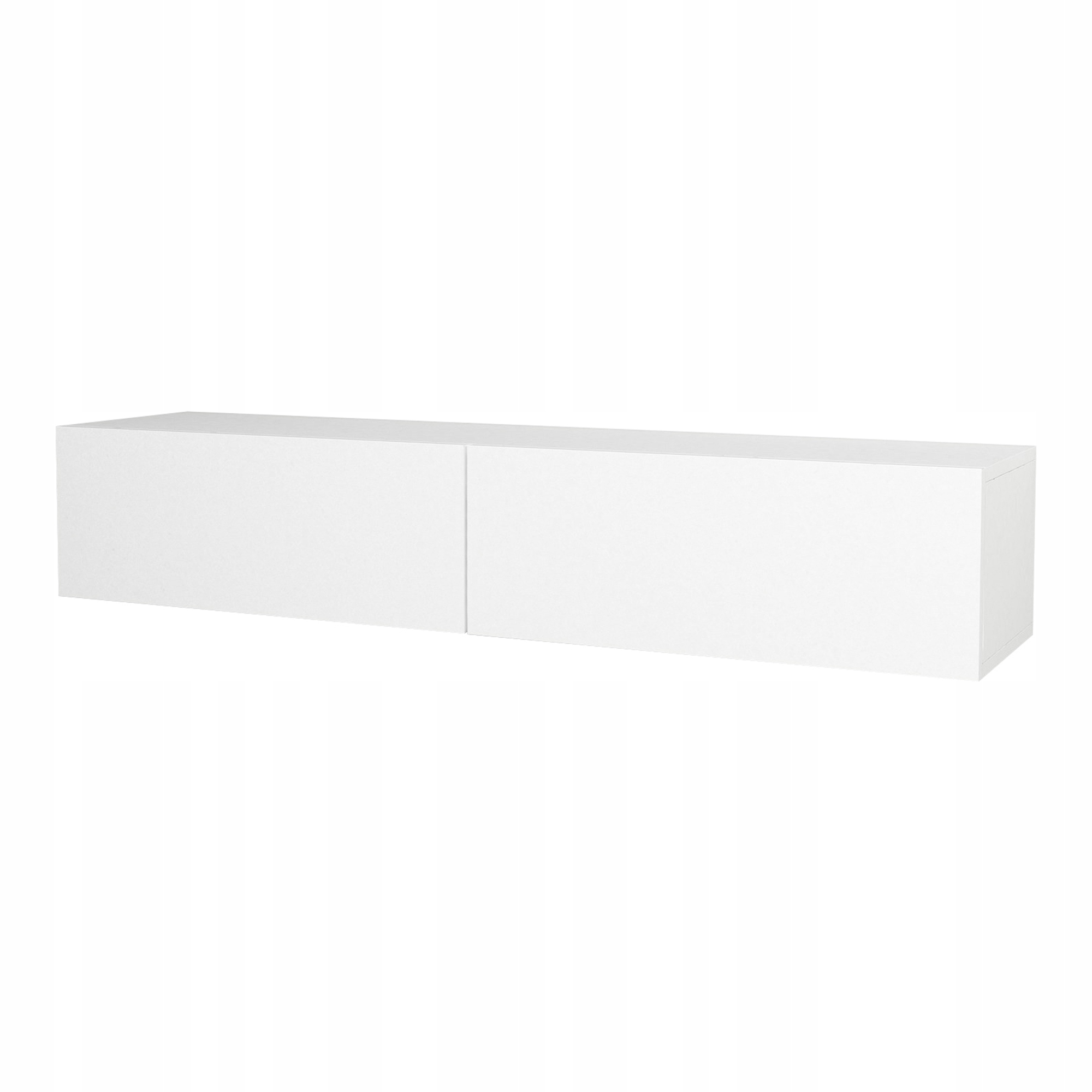 Skříňka pod Tv Toivakka 135x31x25 cm Bílá [en.casa]
