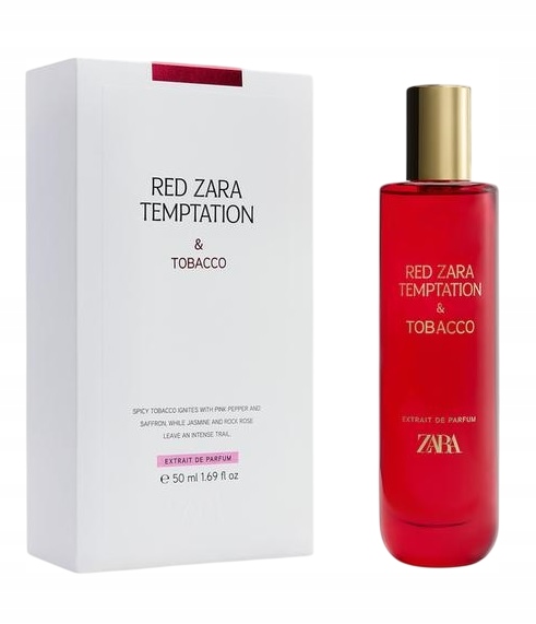 Zara Red Temptation Tobacco Extrait 50 ML Extrakt Dámské Parfémy