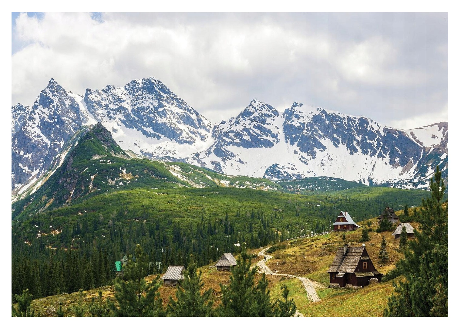Fototapeta 3D Hory Krajina Příroda Nebe 254x184