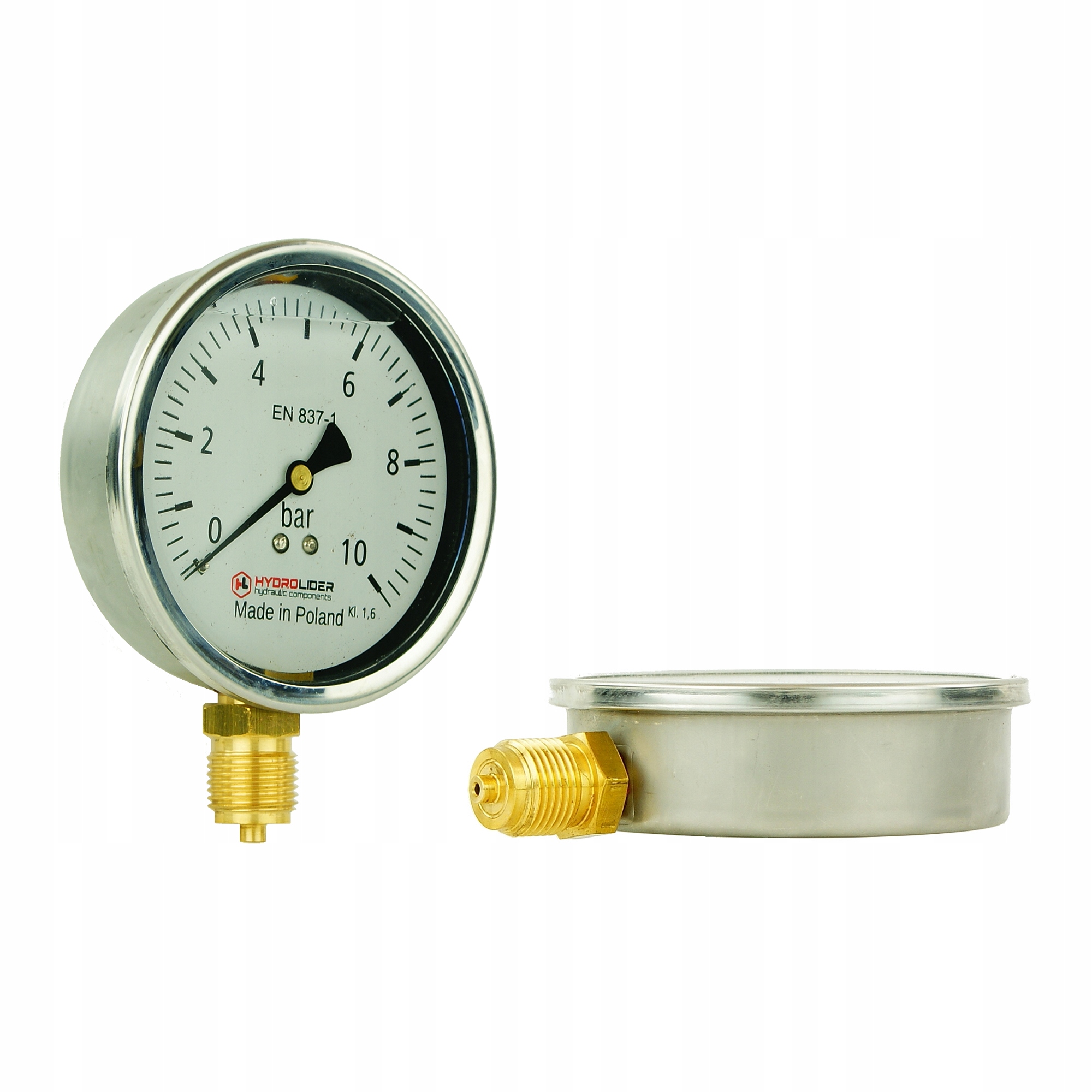 

Manometr Glic. 100mm 0-10Bar D 1/2 Pl Hydrolider