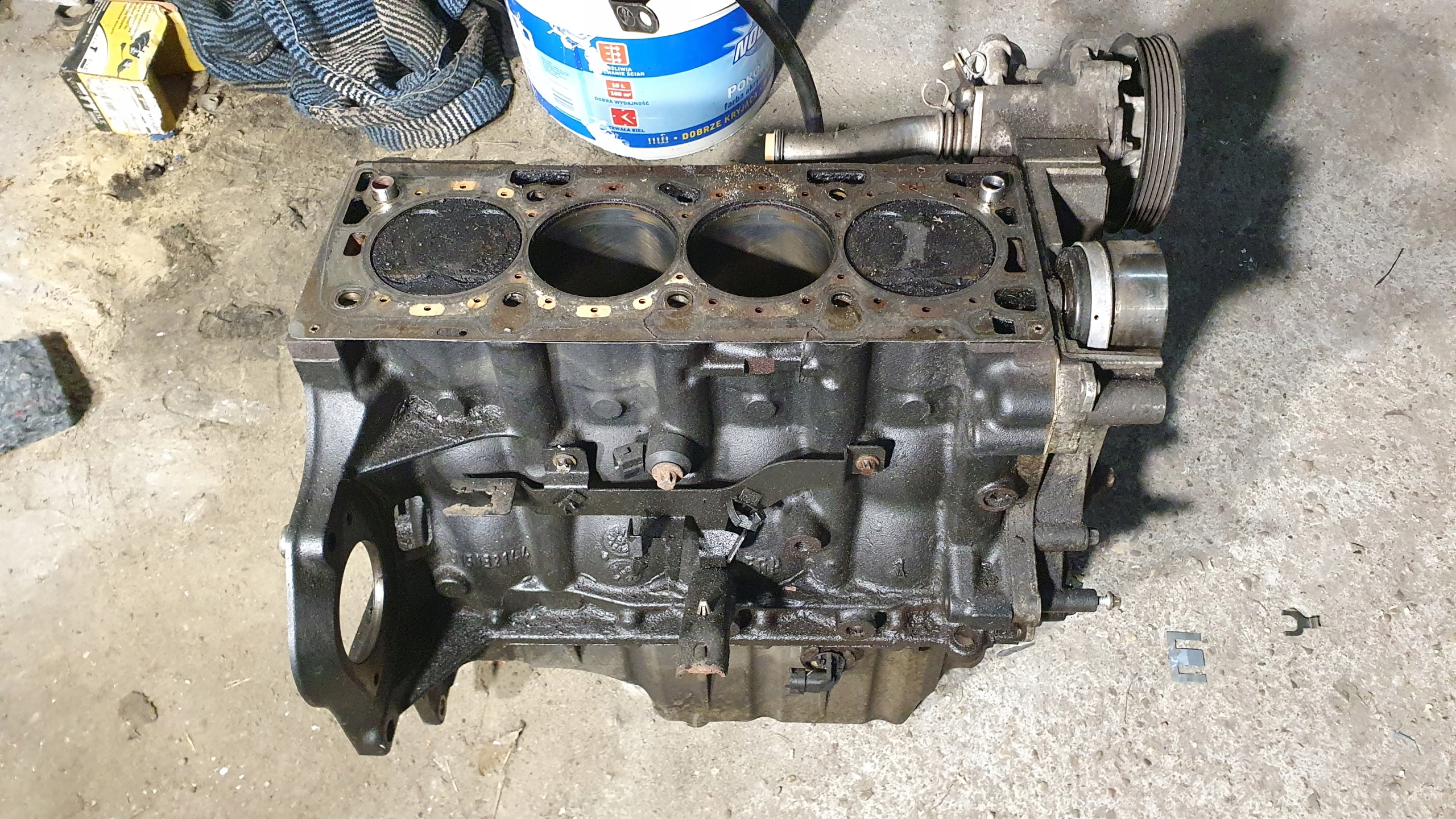 Dół blok silnika vectra C 1.8 Z18XEP 315032144