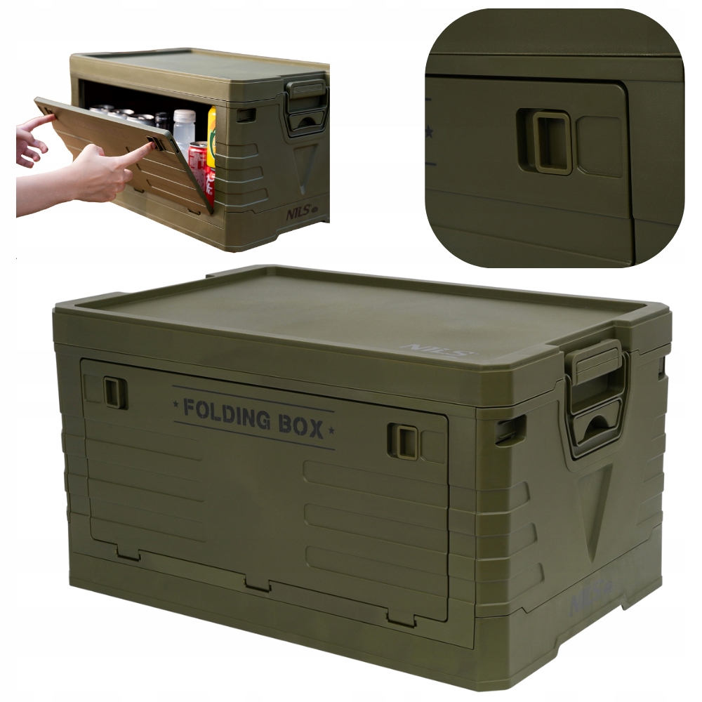 Krabice Kempingová schránka Skládací organizér pro skladování