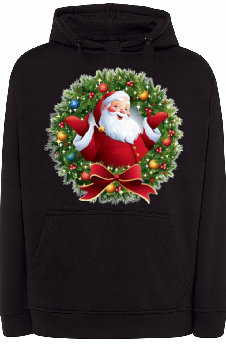 Svatý Mikuláš Pánská módní Mikina Vánoce vel. 3XL