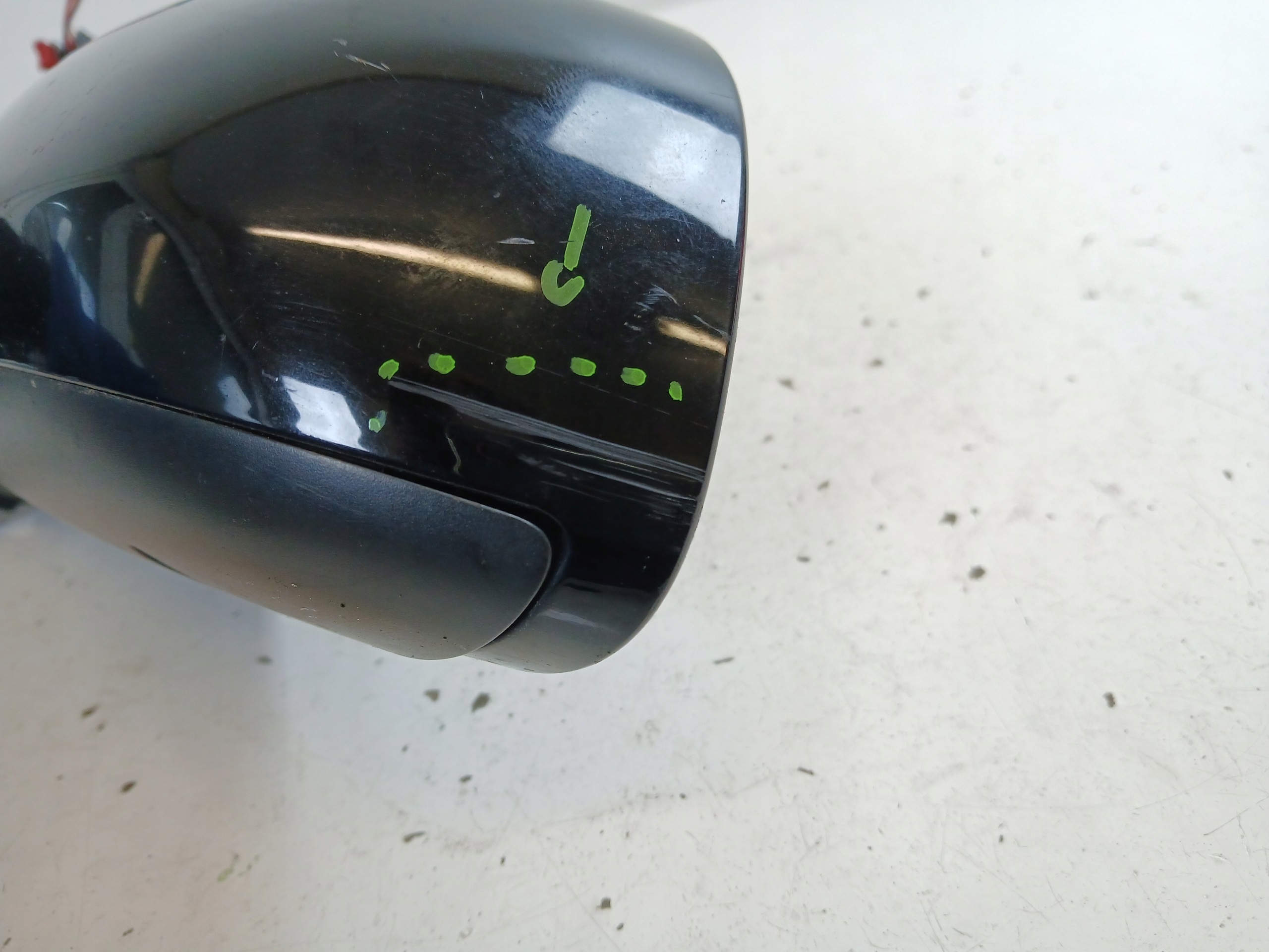 AUDI A6 C6 mirror left LY9B 6 PIN EUROPA
