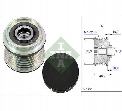 INA KOLO PASOWE ALTERNATORA RENAULT CLIO II KANGOO Producent części Schaeffler INA