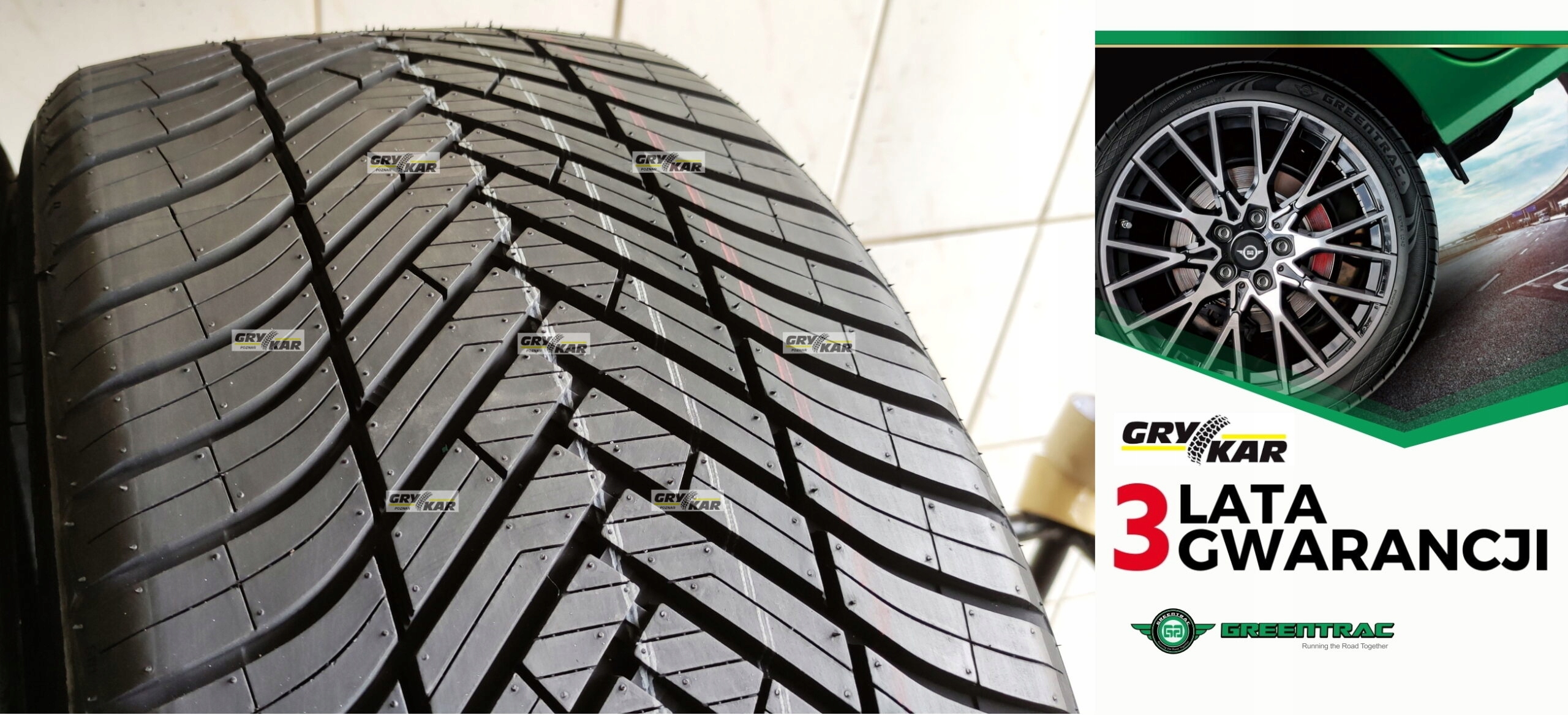 Opony 235/40R18 Greentrac Season Master 2025r C/B/71dB 3 lata gwar.