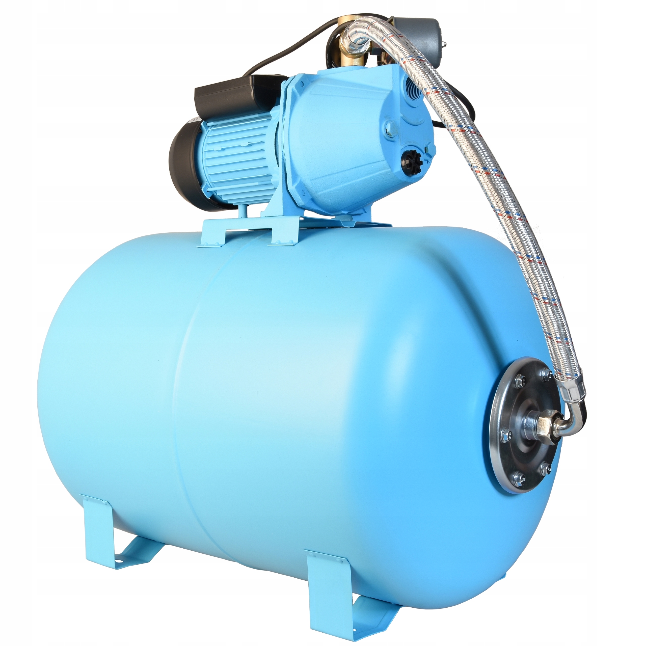 Hydroforový Set 100 L Čerpadlo Set 60 S Výkonné 370 W 2520 L/h Nádrž 100 L
