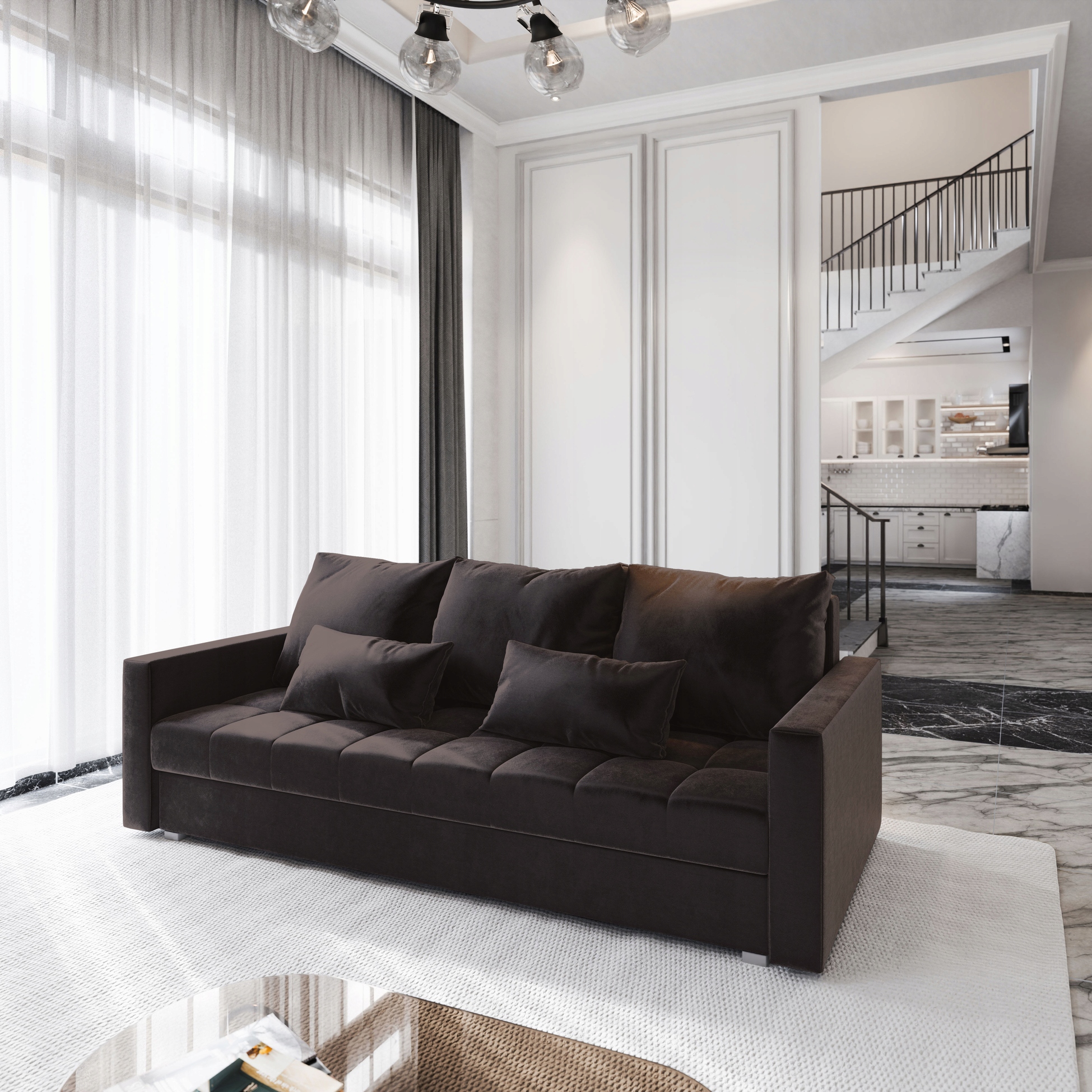 Rozkládací pohovka Siro Sofa s funkcí spaní Salon