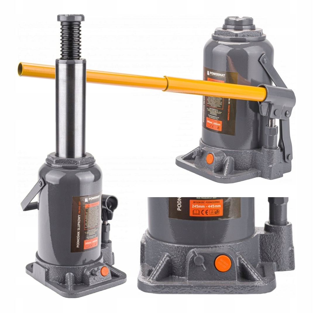 Podnośnik słupkowy 20T 245-445mm Marka Powermat
