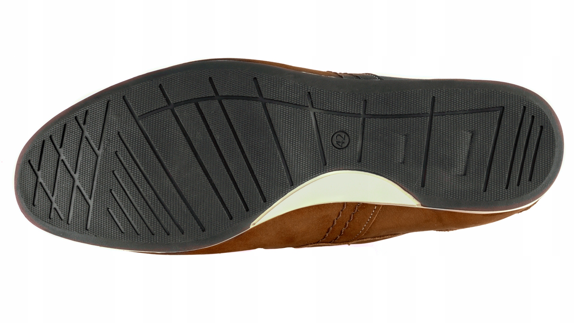 Mokasyny męskie POLSKIE buty skórzane brązowe 48 Kod producenta 876 R 48