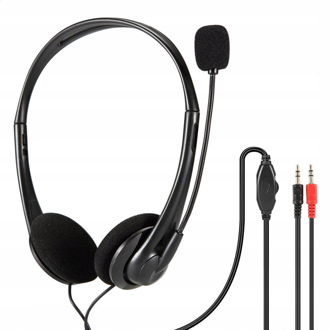 FREESTYLE HEADPHONES WITH MIC AND VOLUME CONTROL SŁUCHAWKI PRZEWODOWE Z MIK