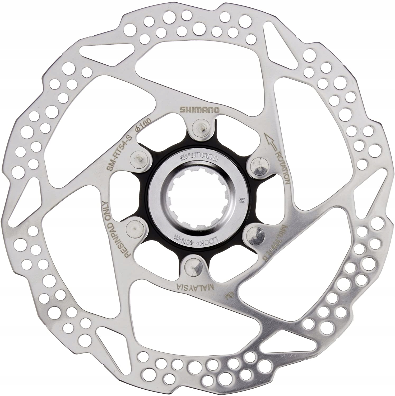 SHIMANO Tarcza hamulcowa 160 mmSM-RT54 centerlock