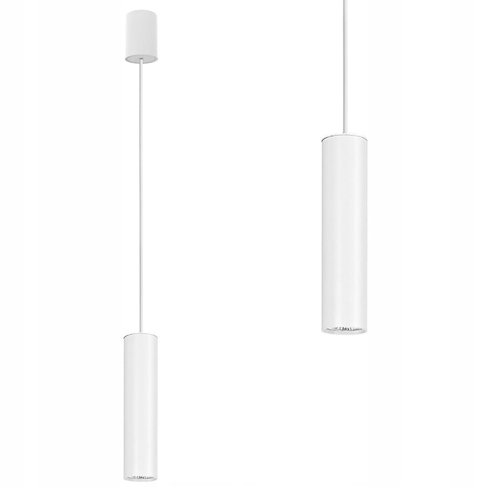 Závěsná lampa Eye white M kovová trubka nad stůl 5397 Nowodvorski
