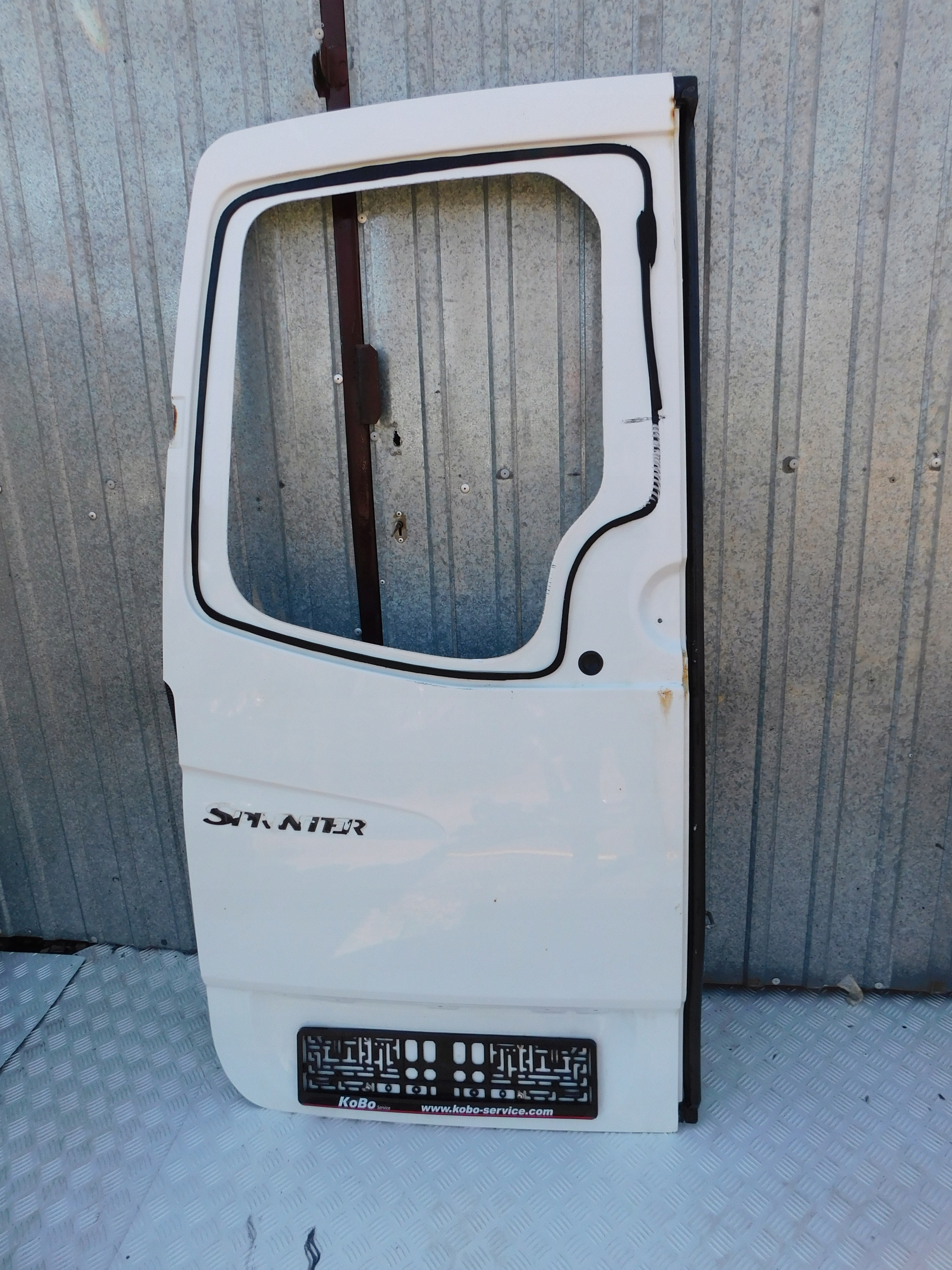Tür heck links Mercedes Sprinter 906 VW Crafter Niskie Biale 06-18