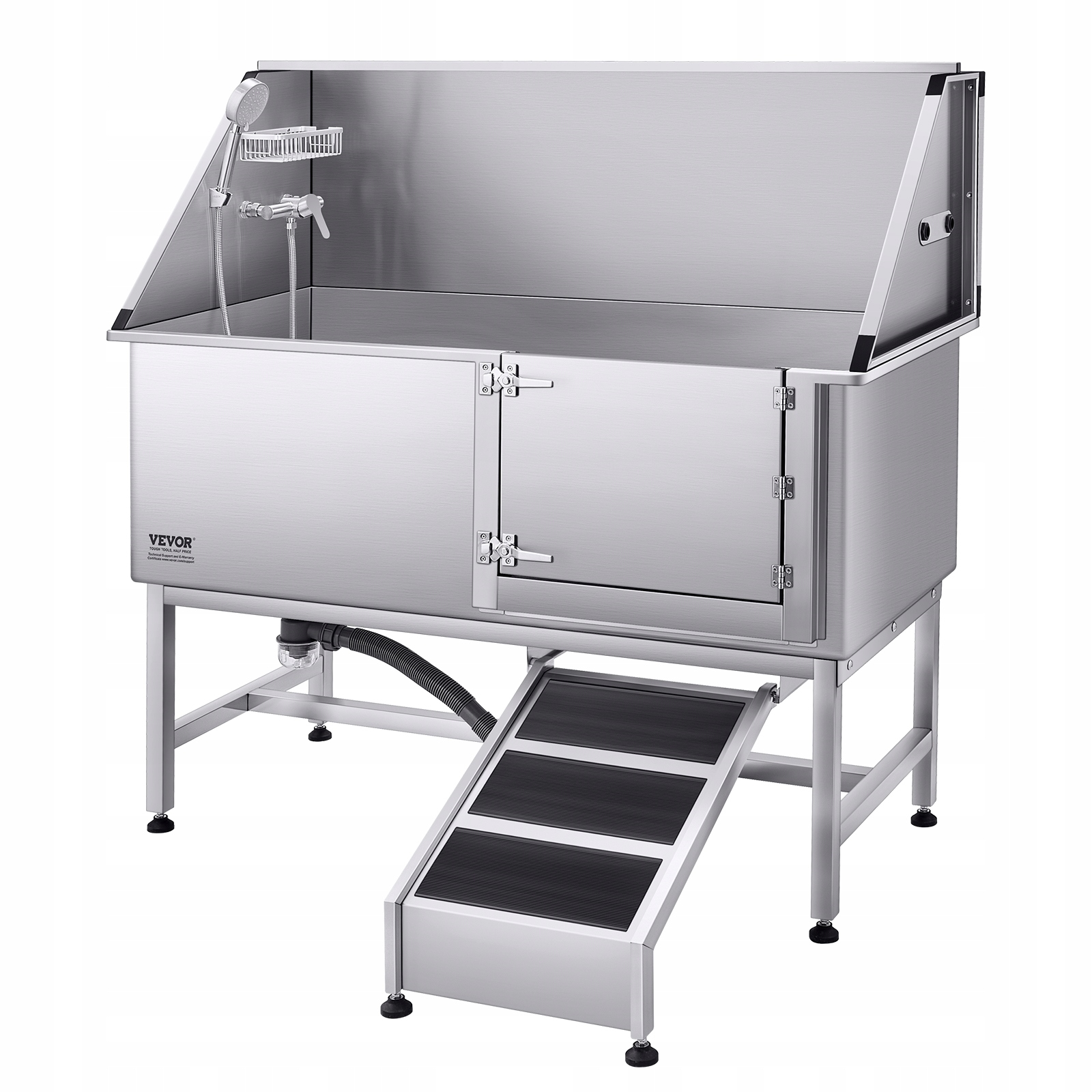 Levně Profesionální Stanice Na Mytí Psů Vevor Z Nerezové Oceli 200 Kg