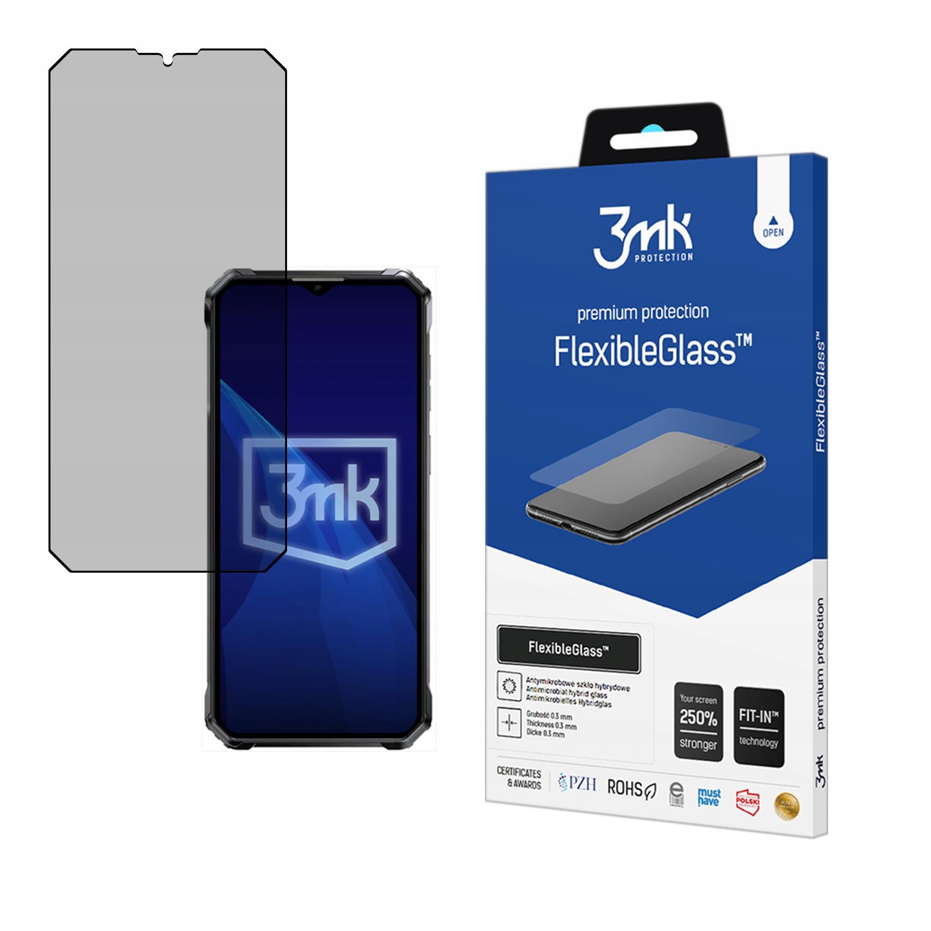 Szkło hybrydowe 3mk FlexibleGlass™ na Oukitel WP38 3mk Protection