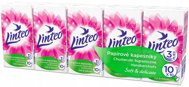 

Chusteczki higieniczne Linteo Satin 3 warst 10 szt