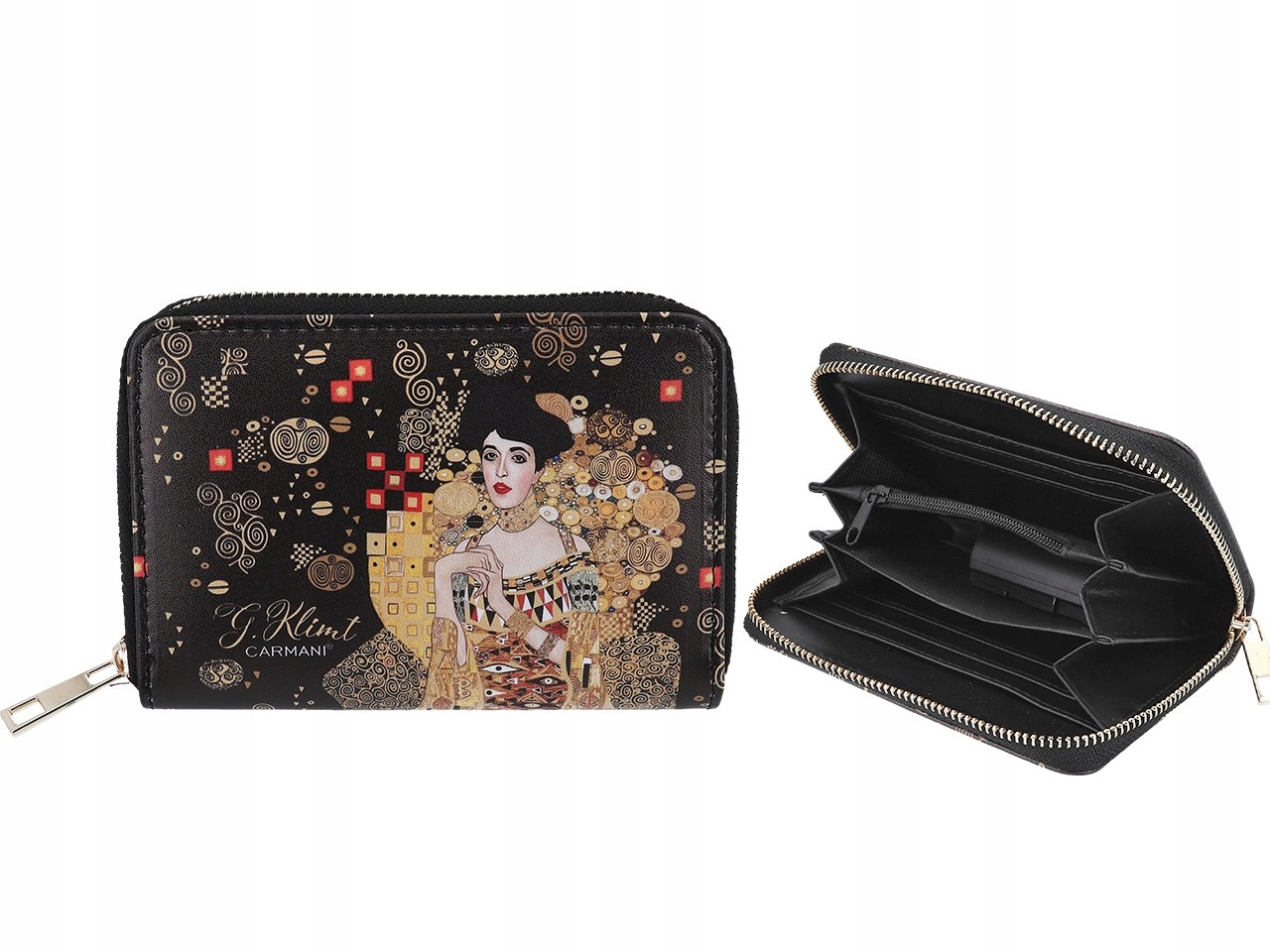 

Portfel portmonetka klimt Adele na suwak pieniądze