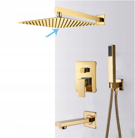 ZESTAW PODTYNKOWY ZŁOTY POŁYSK Marka inna