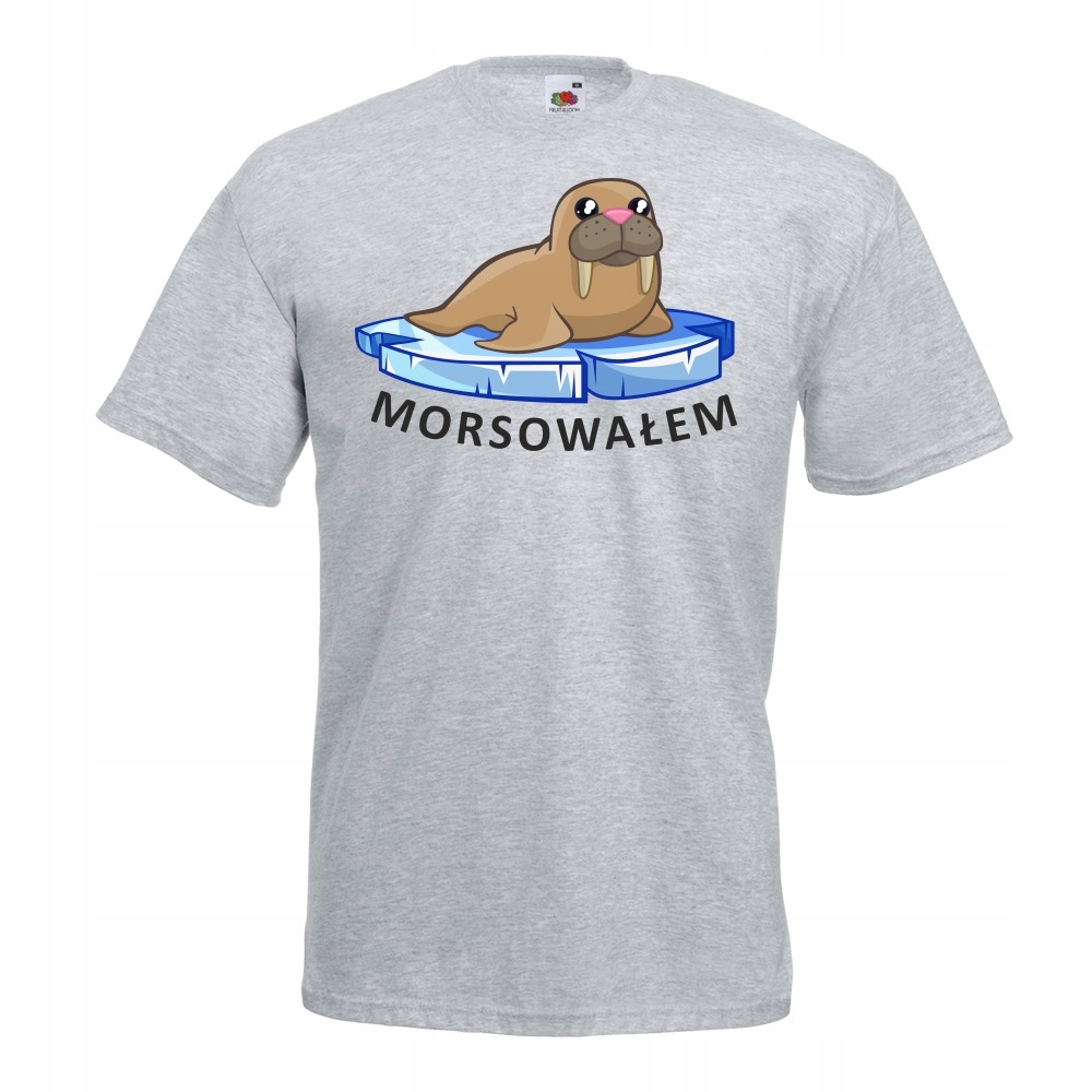 

Koszulka morsowałem morsy morsowanie XXL szara