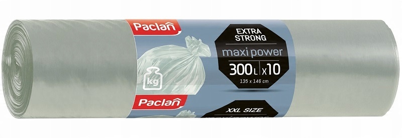 

Paclan Worki na śmieci Maxi Power 300L XXL 10 szt.