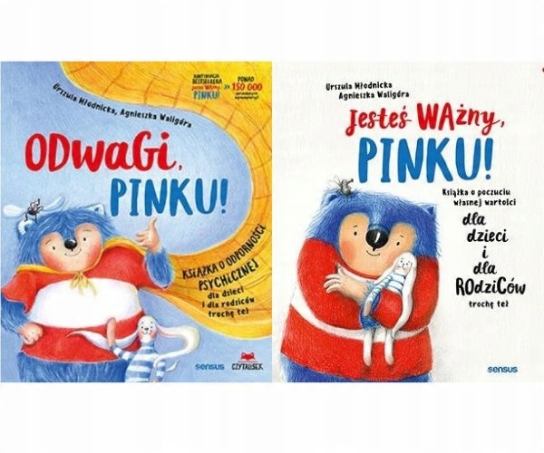 

Pakiet 2w1 Odwagi Pinku Jesteś ważny Pinku Książki