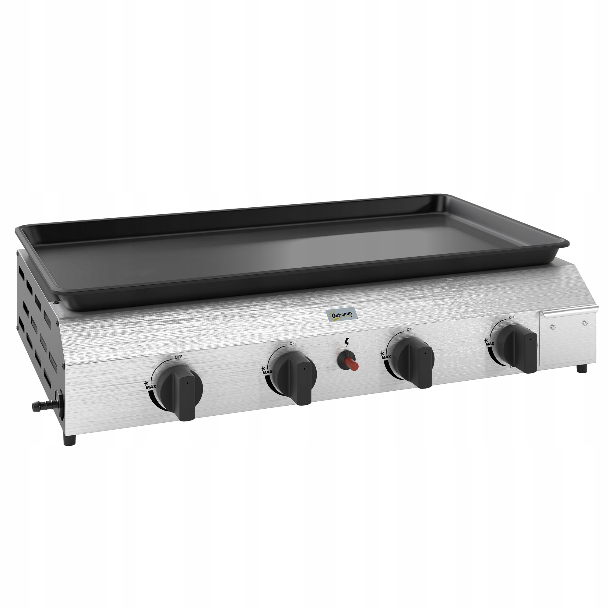 Grill gazowy 8000BTU, 4 palniki ze stali nierdzewnej Outsunny