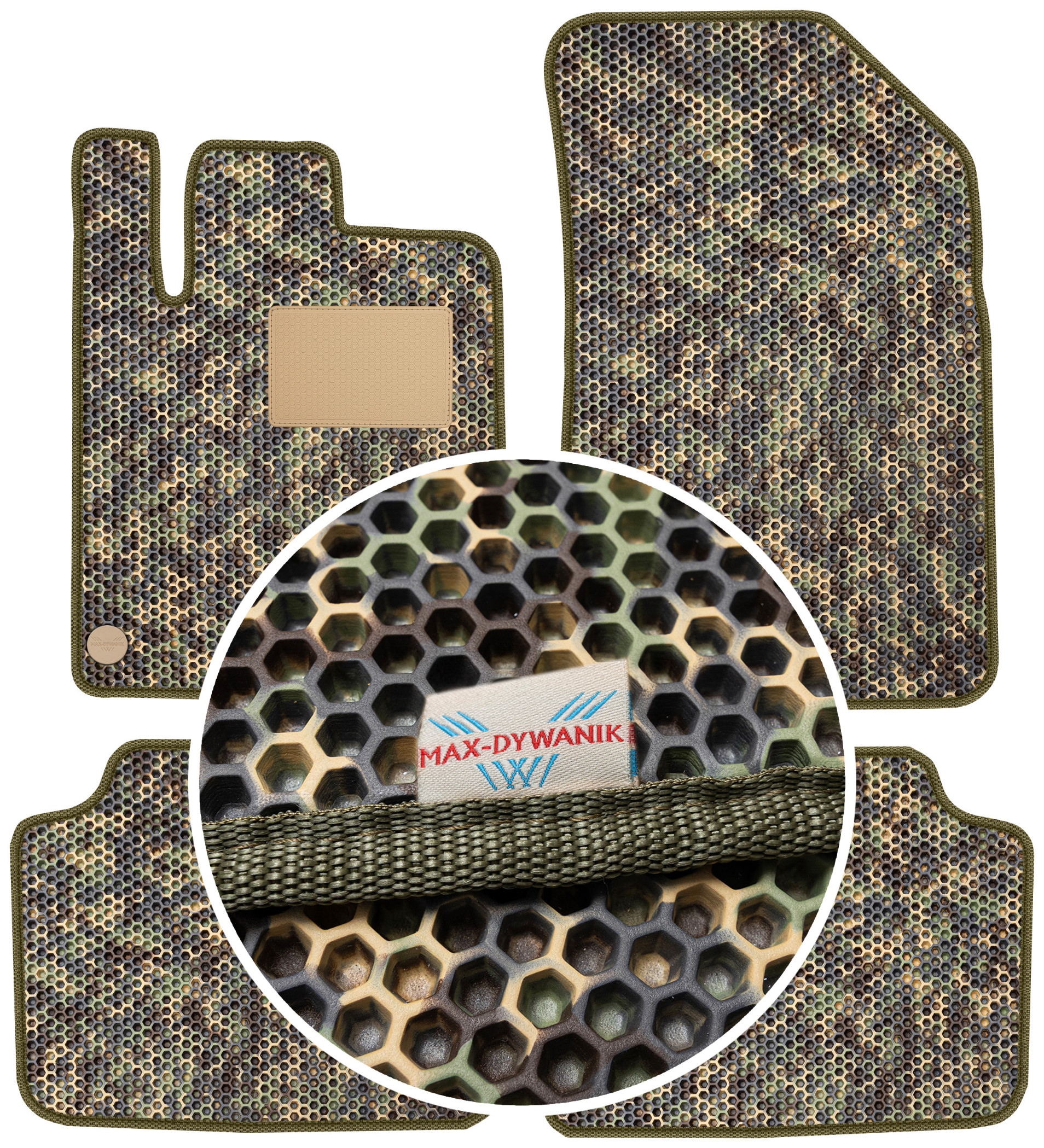 Citroen C5 I 2001-2008 Gumové rohože do auta Eva Moro