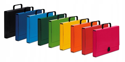 Teczka z rączką A4 na dokumenty 4cm Gruba Niebiesk EAN (GTIN) 5904287304033