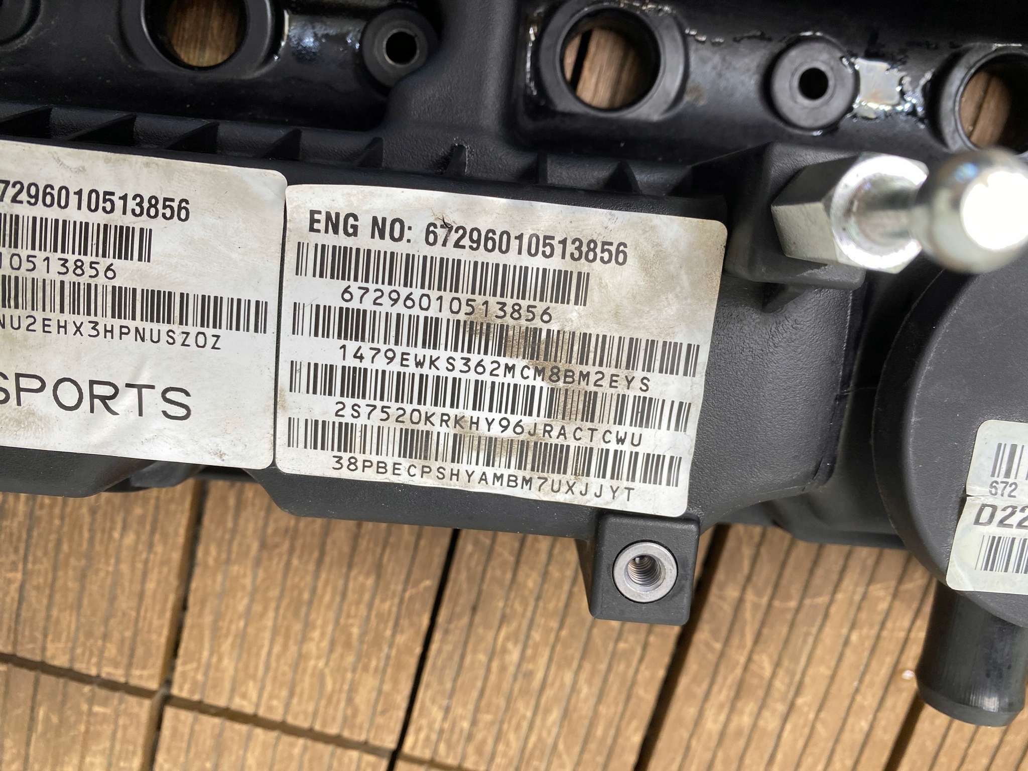 SSANGYONG MUSSO II 18-23 2.2 E-XDI Blende Abdeckung Abdeckung der Ventile D22U-221