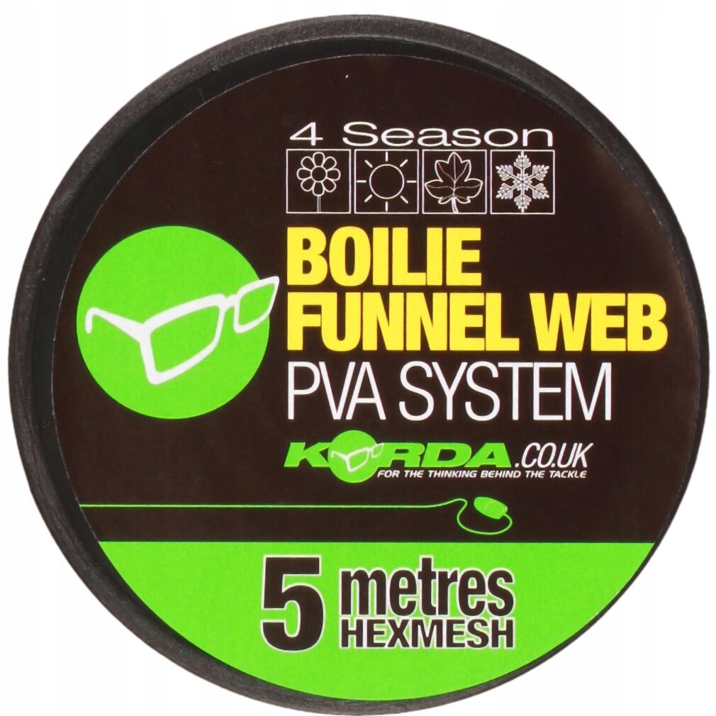 Korda Boilie Funnel Web Pva System 4 Seasons 25mm/5m Hexmesh Refill