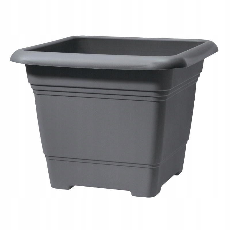 

Duża kwadratowa donica Scheurich 58 ciemnoszara