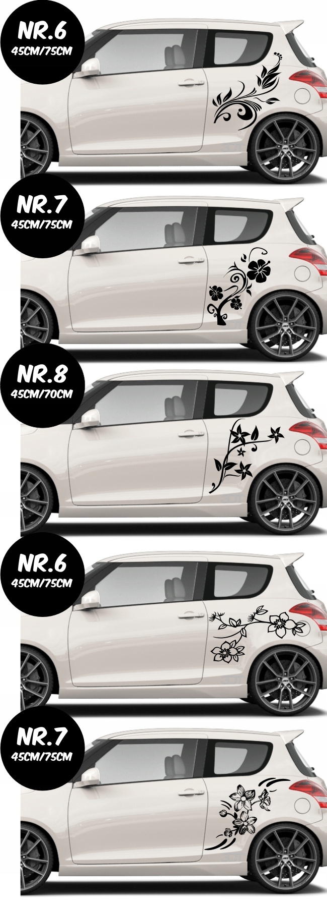 opinie o autach auto centrum on Naklejki Na Auto Kwiaty Kwiatki Wzory Na Samochod Namyslow Allegro Pl