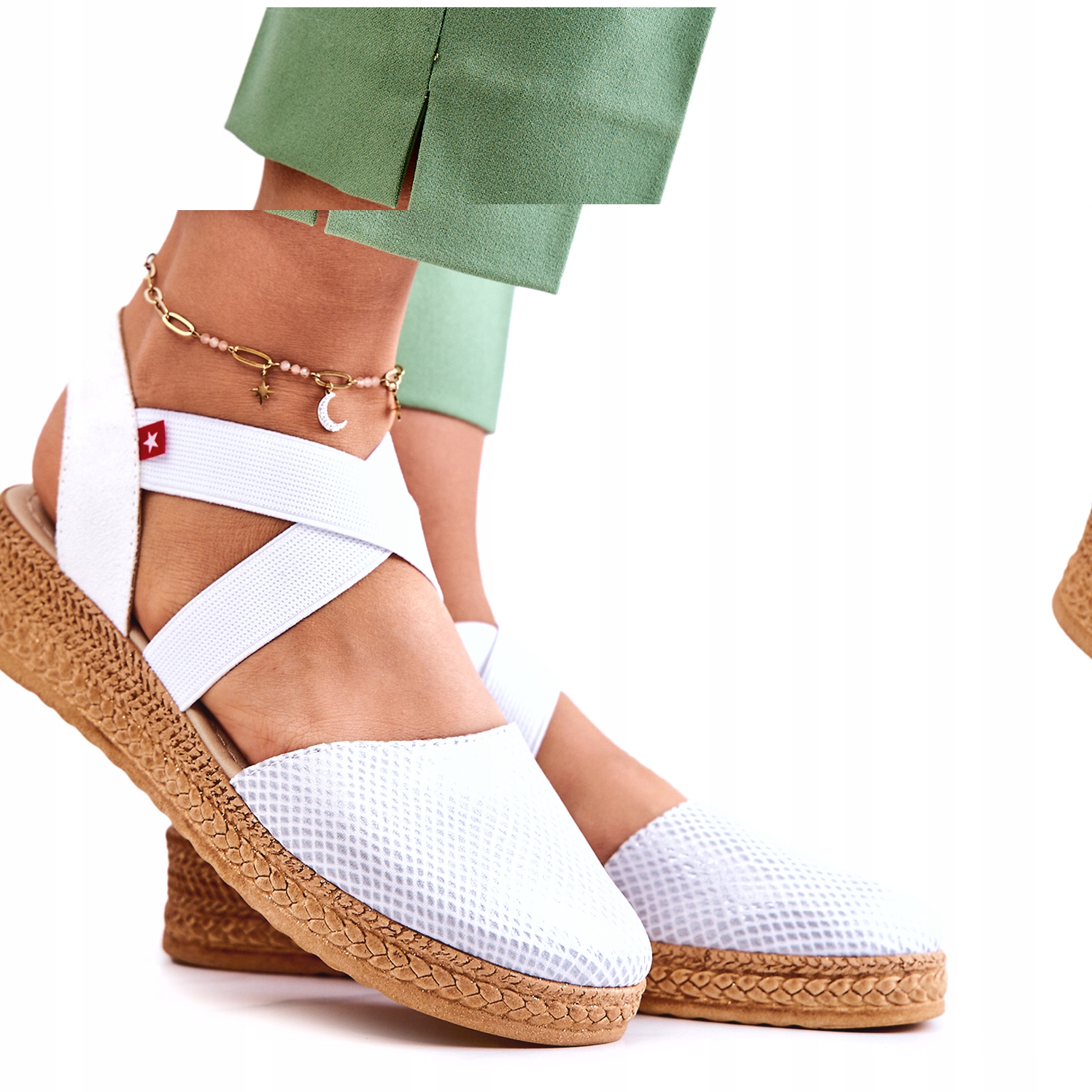 

Modne Espadryle Big Star JJ276036 Białe 41