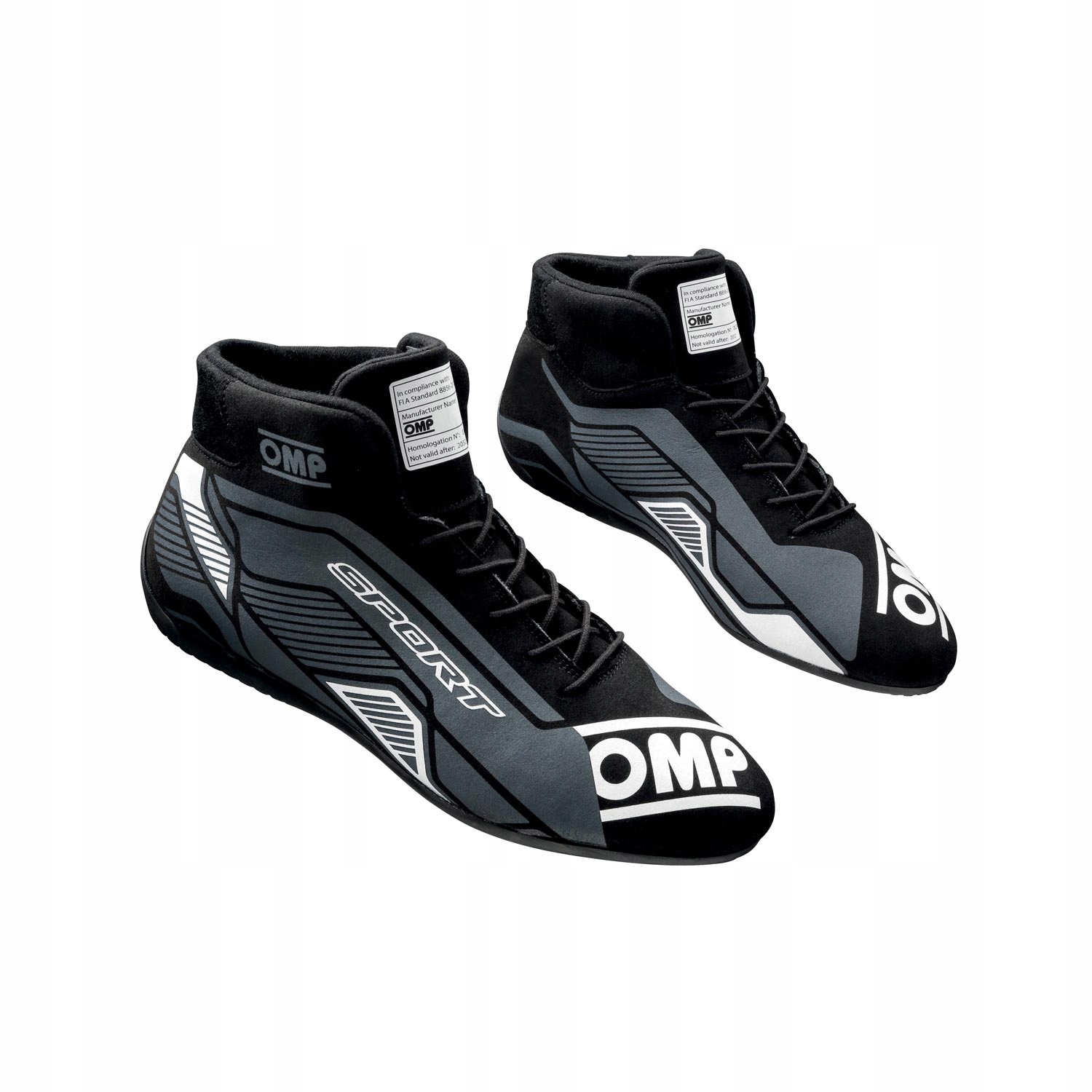 Buty rajdowe OMP SPORT MY22 czarne (FIA) 40