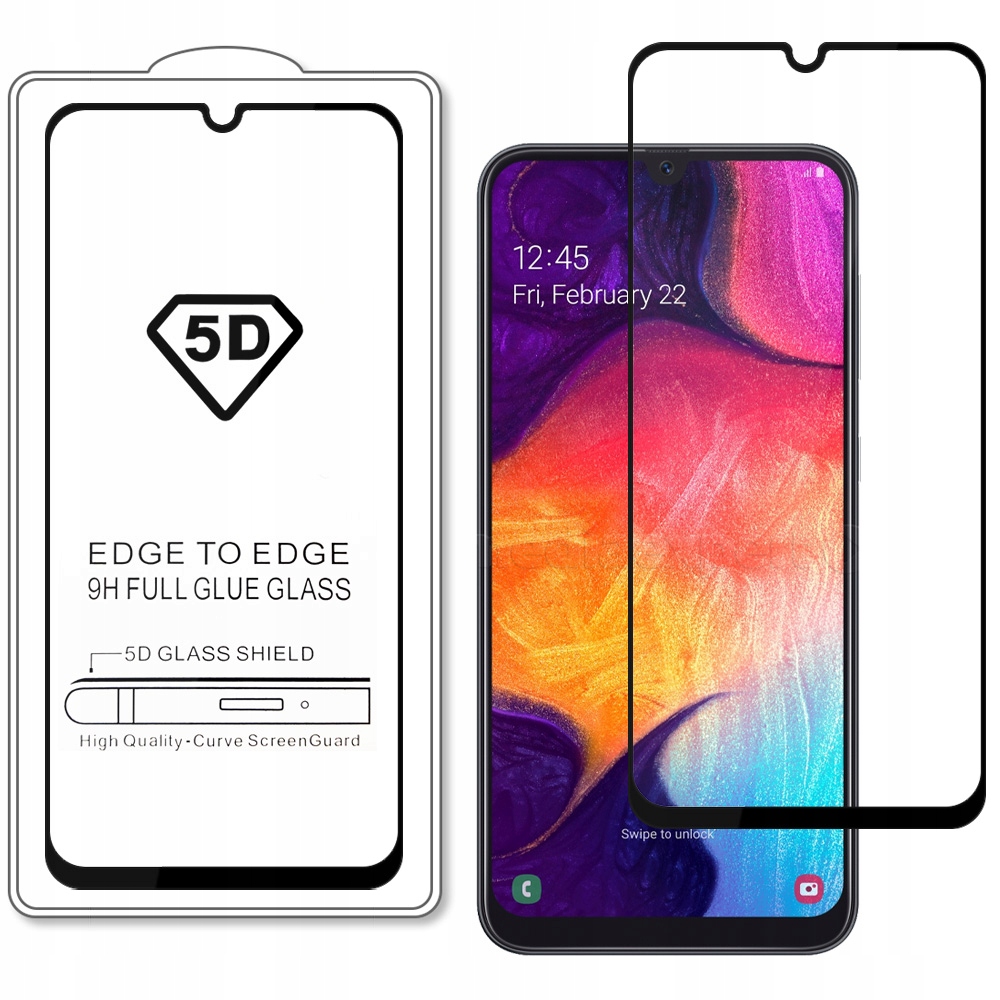 

Czarne Szkło 5D Full Glue Do Samsung Galaxy A30S