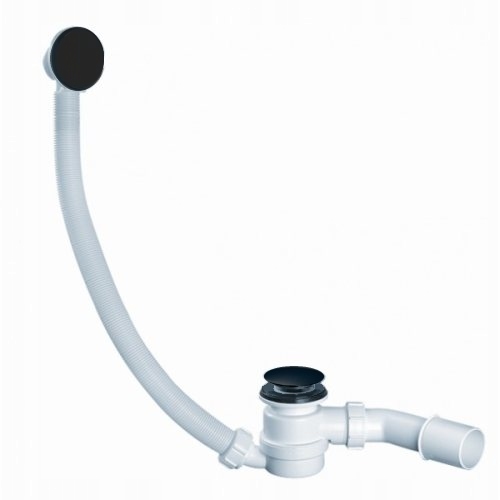 Syfon wannowy click-clack czarny McAlpine