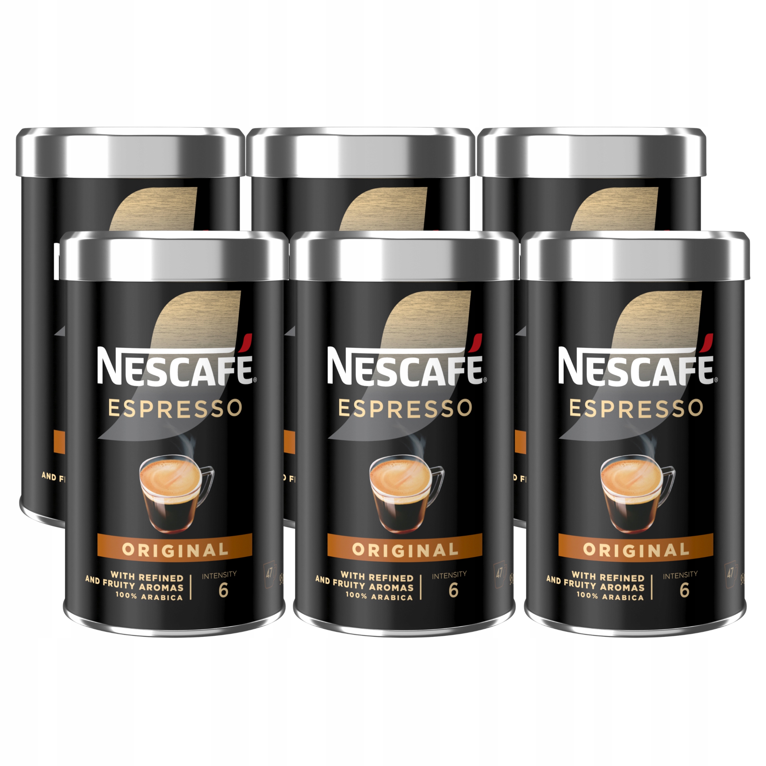 Kawa rozpuszczalna Nescafe Espresso Original 100% Arabika 6x 95g